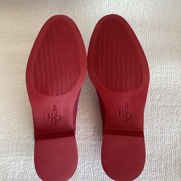Brand New Cole Haan Red Alisa Suede Wingtip Oxford Shoes Women Size 7 - Picture 6 of 6